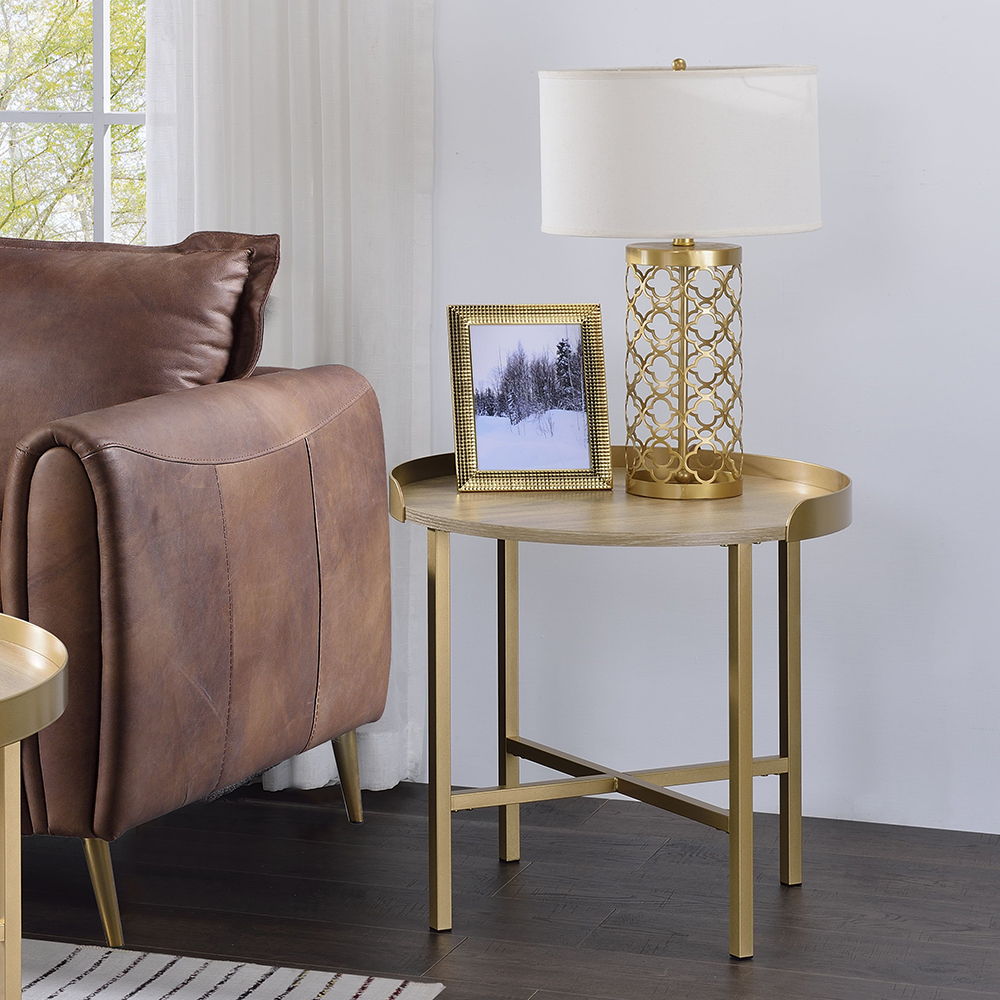 Mithea - Table Gold Coffee Tables