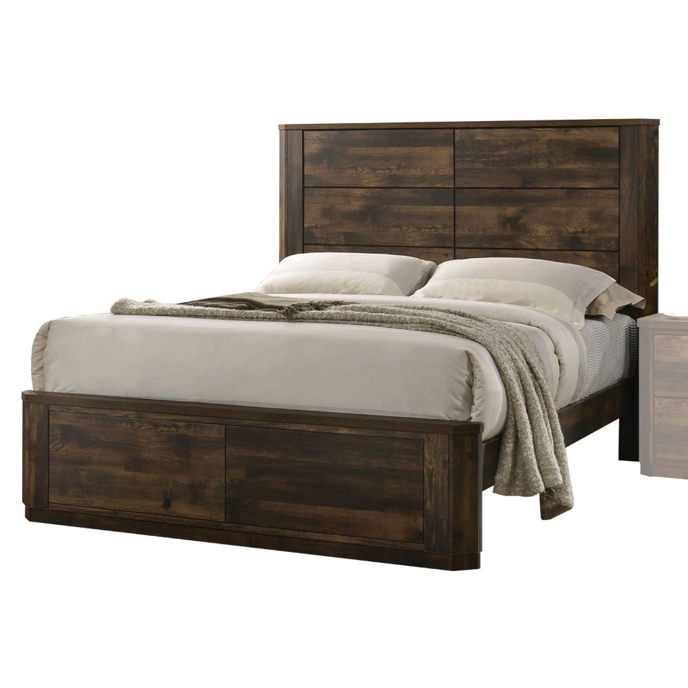 Elettra - Bed Rustic Walnut
