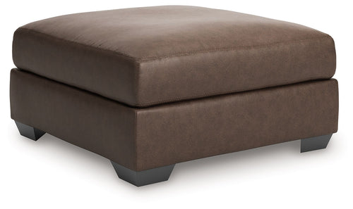 WillowBend - Oversized Accent Ottoman Dark Brown