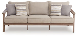 Harmony Headlands - Sofa With Cushion - Natural / Gray