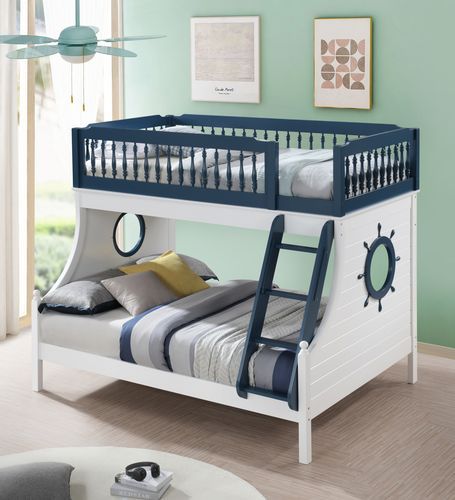 Farah - Bunk Bed White Full
