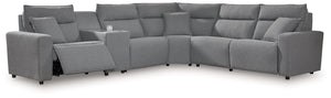 ModMax II - Salt And Pepper - Reclining Sectional Gray