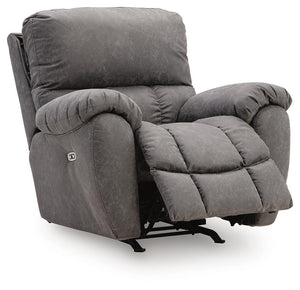 Bakerstein - Power Rocker Recliner With Adjustable Headrest - Galaxy