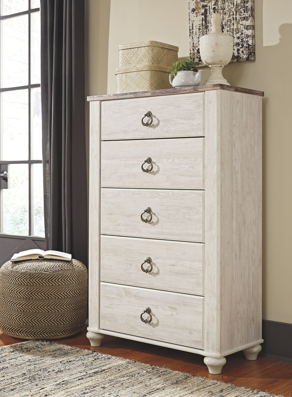 Willowton - Panel Bedroom Set Beige