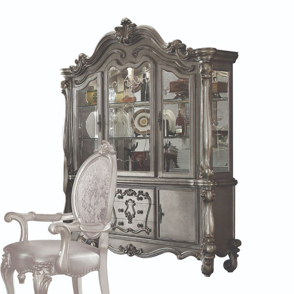 Versailles - Hutch & Buffet Antique Platinum