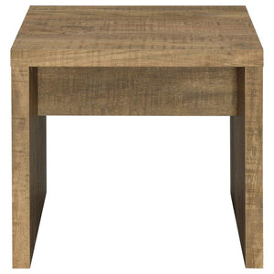 Lynette - Square Engineered Wood End Table - Mango