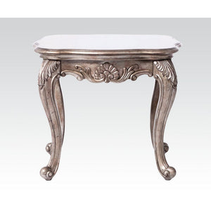 Chantelle - End Table Antique Platinum