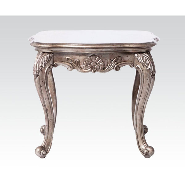 Chantelle - End Table Antique Platinum