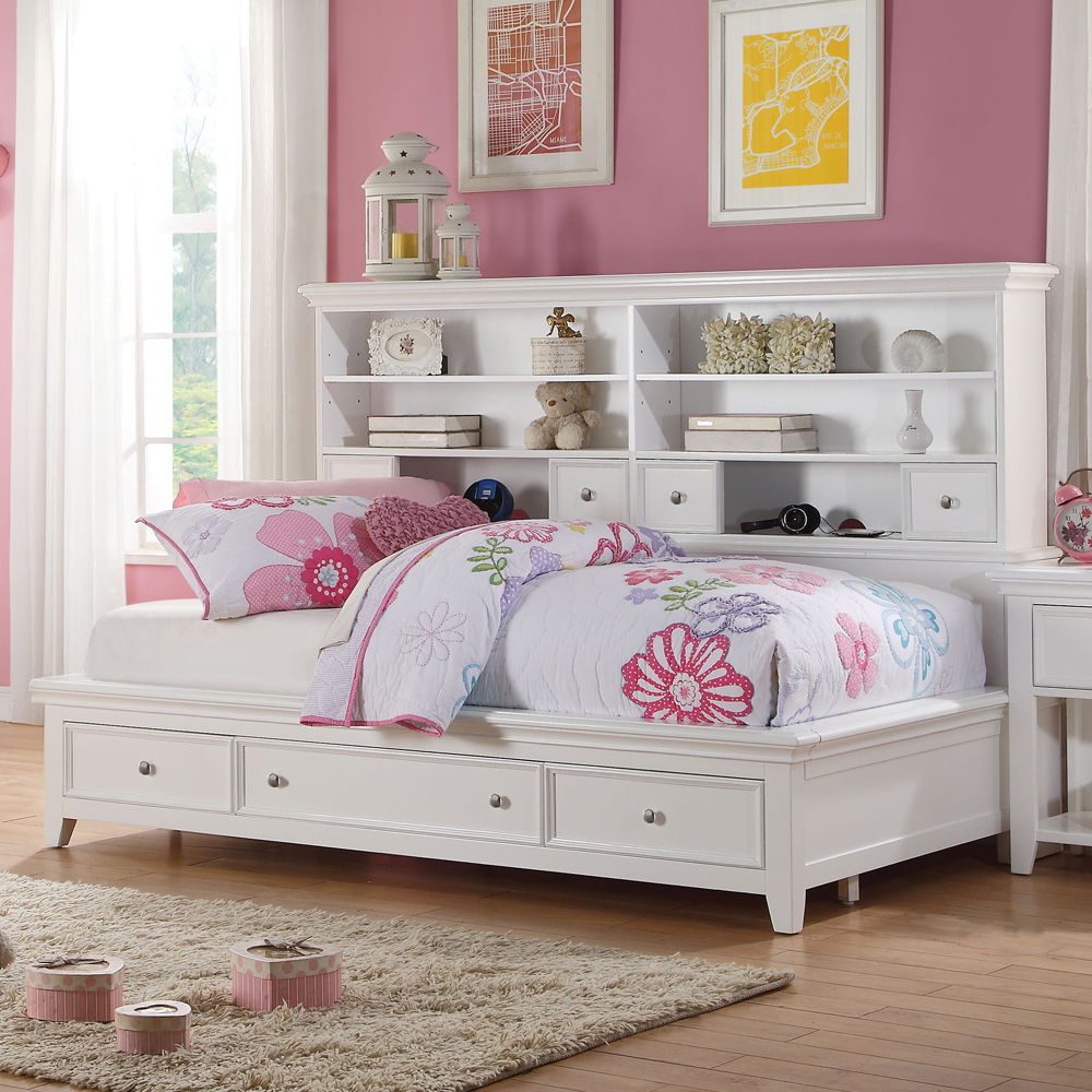 Lacey - Daybed w/Storage White