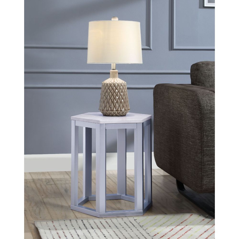 Reon - End Table Silver