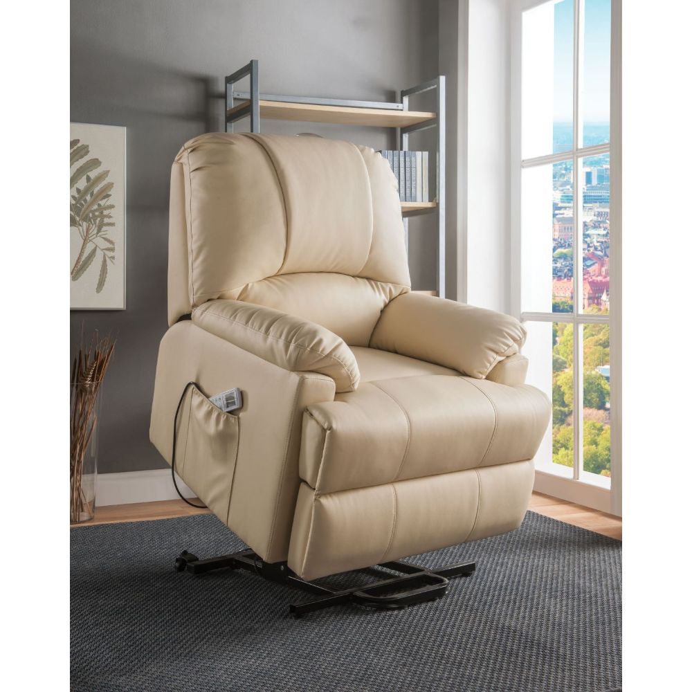 Ixora - Recliner w/Power Lift & Massage Black