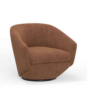 The Twist - Swivel Chair Dark Brown 1 Piece
