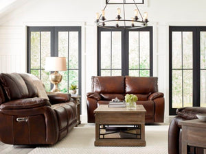 Vail - Power Reclining Sofa - Burnt Sienna