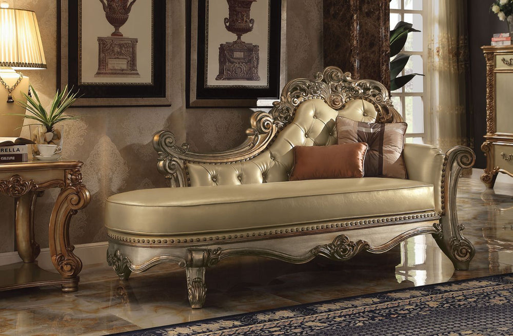 Vendome - Chaise w/2 Pillows Bone