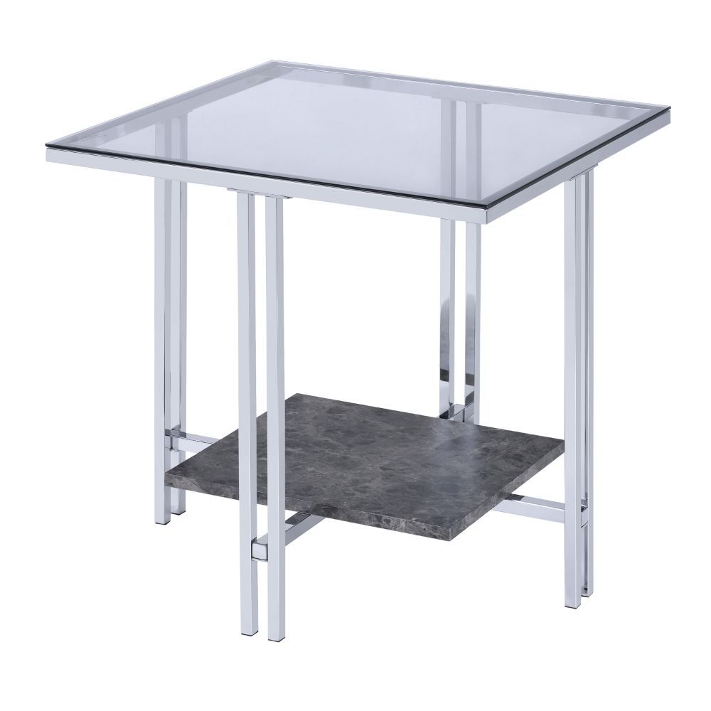 Liddell - Table Pearl Silver End Tables