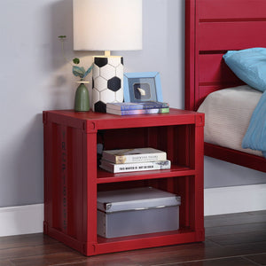 Cargo - Nightstand (USB) Red