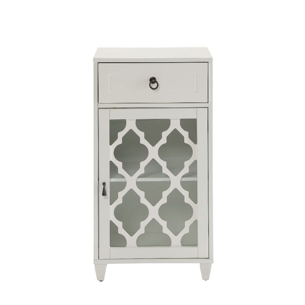 Ceara - Accent Table - White - 33"