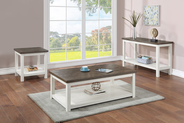 Dakota - 3 Piece Table Set - White