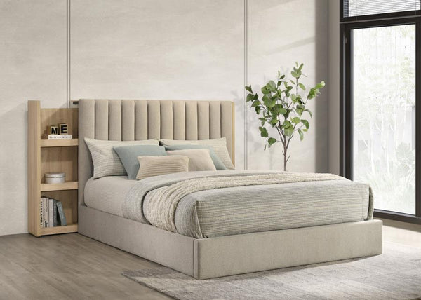 Arielle - Bookcase Panel Storage Bed