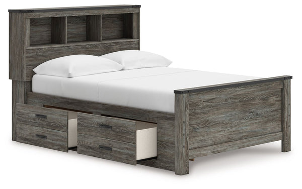 Frandern - Bookcase Panel Bed