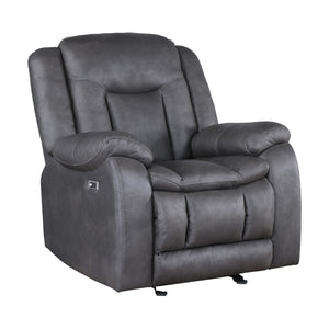 Morello - Glider Recliner With Power Footrest - Gray