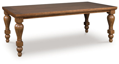 Greddinton - Rectangular Dining Room Table Light Brown Dining Tables