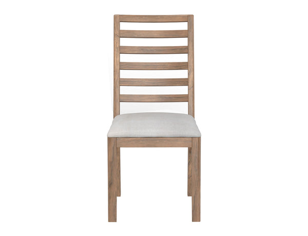 Balam - Chair (Set of 2) - Light Brown / Pearl Silver