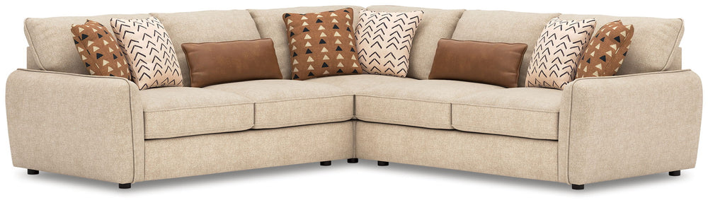 Seyler - Sectional Beige 3 Pc. Sectional