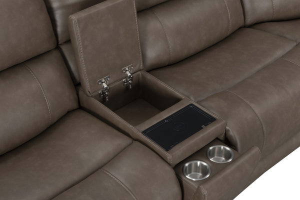 Hancock - Zero Gravity Power Reclining Sectional With Power Adjustable Headrests