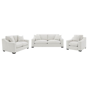 Ashlyn - Upholstered Track Arm Sofa Set Beige 3 Pc. Sofa, Loveseat, Chair