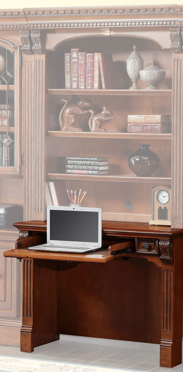 Huntington - Library Desk - Antique Vintage Pecan