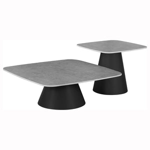 Eason - Cocktail Coffee Table Set Dark Gray