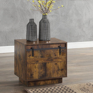 Bellarosa - End Table (Same As 88042) - Rustic Oak