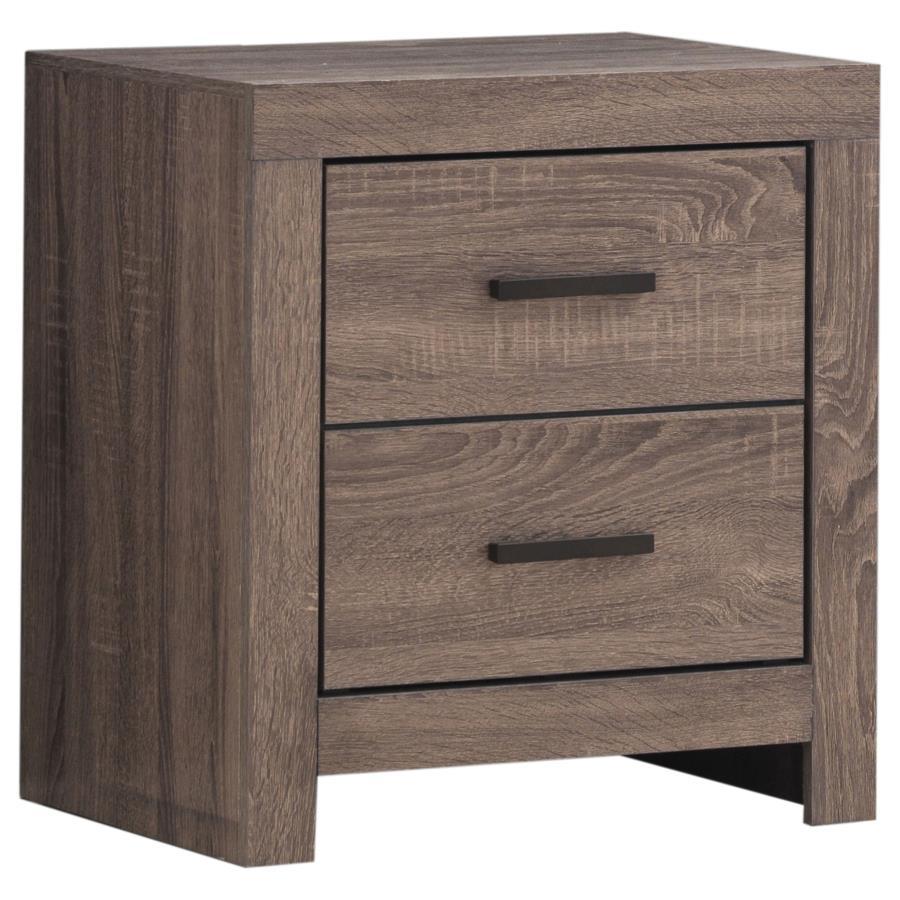 Brantford - 2-Drawer Nightstand Dark Brown