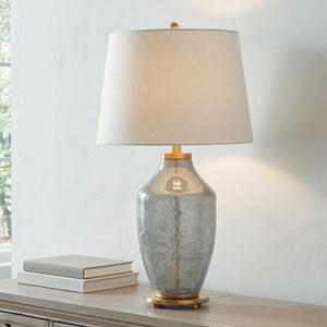 Abbriel - Glass Table Lamp - Antique Green