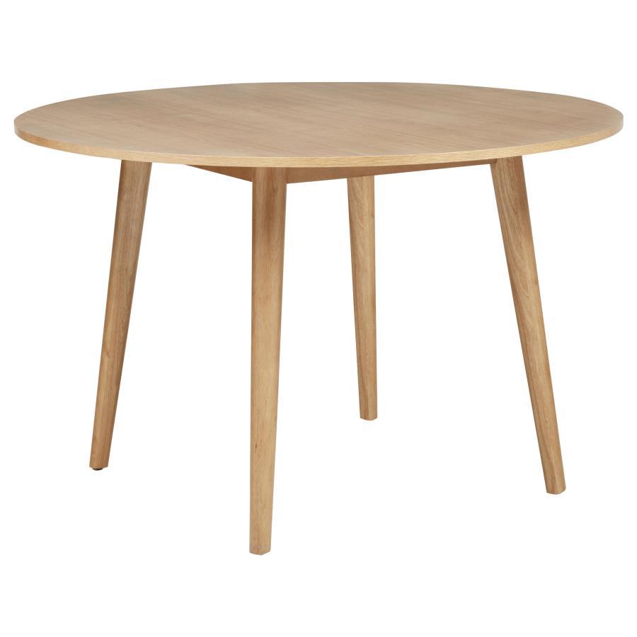 Andrews - Round Dining Table Light Brown Dining Tables