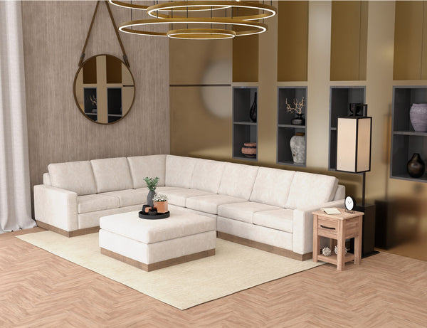 Georgia - Sectional Right-Arm Loveseat - Oyster