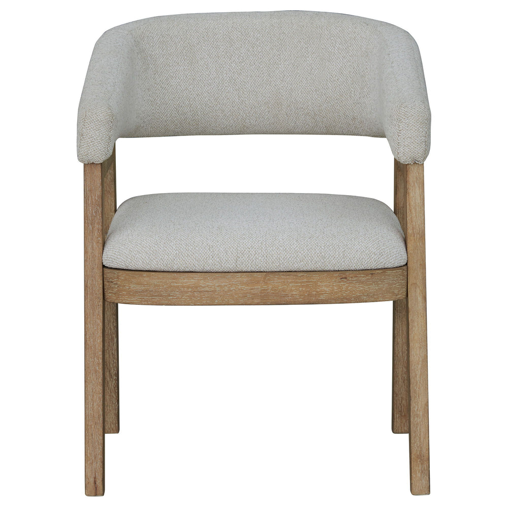 Escape - Barrel Dining Chair (Set of 2) - Glazed Natural Oak Mirage Mist