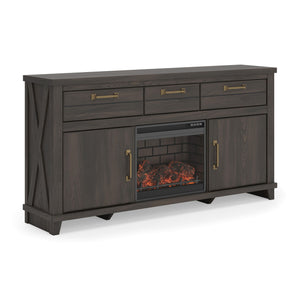 Brazen Valley - TV Stand With Fireplace Option