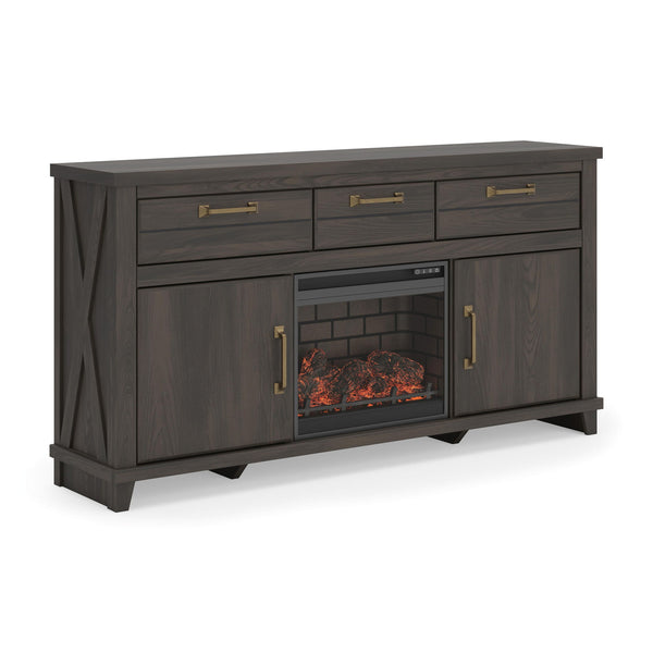 Brazen Valley - TV Stand With Fireplace Option