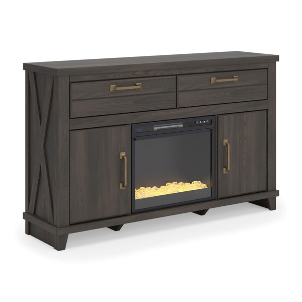 Brazen Valley - TV Stand With Fireplace Option