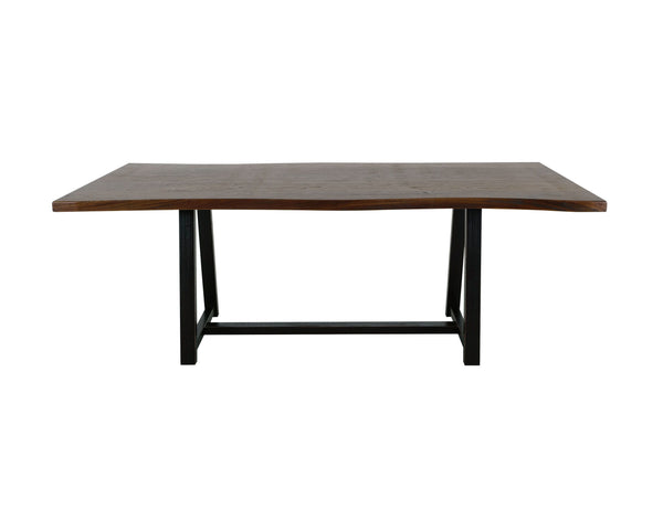 Walnut - Trestle Dining Table - Walnut Brown