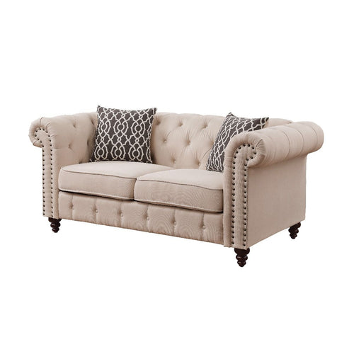 Aurelia - Loveseat Beige