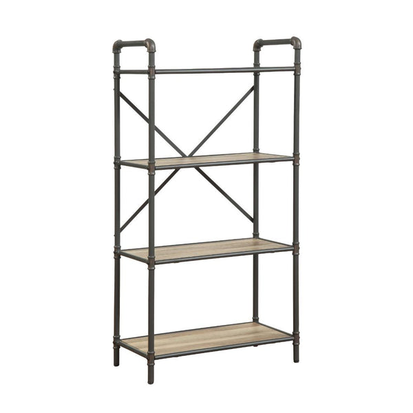 Itzel - Bookshelf Sandy Gray 26"W x 14"D x 49"H