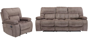 Chapman - Reclining Sofa Set Light Brown 2 Pc. Sofa, Recliner