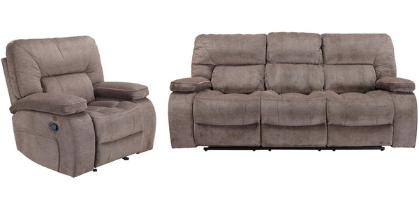 Chapman - Reclining Sofa Set Light Brown 2 Pc. Sofa, Recliner