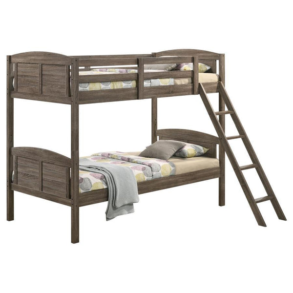 Flynn - Wood Bunk Bed With Mattress