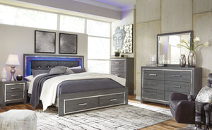 Lodanna - Panel Bedroom Set King 2 Drawers