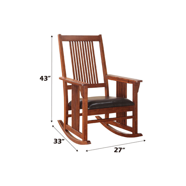 Kloris - 43" Rocking Chair - Tobacco