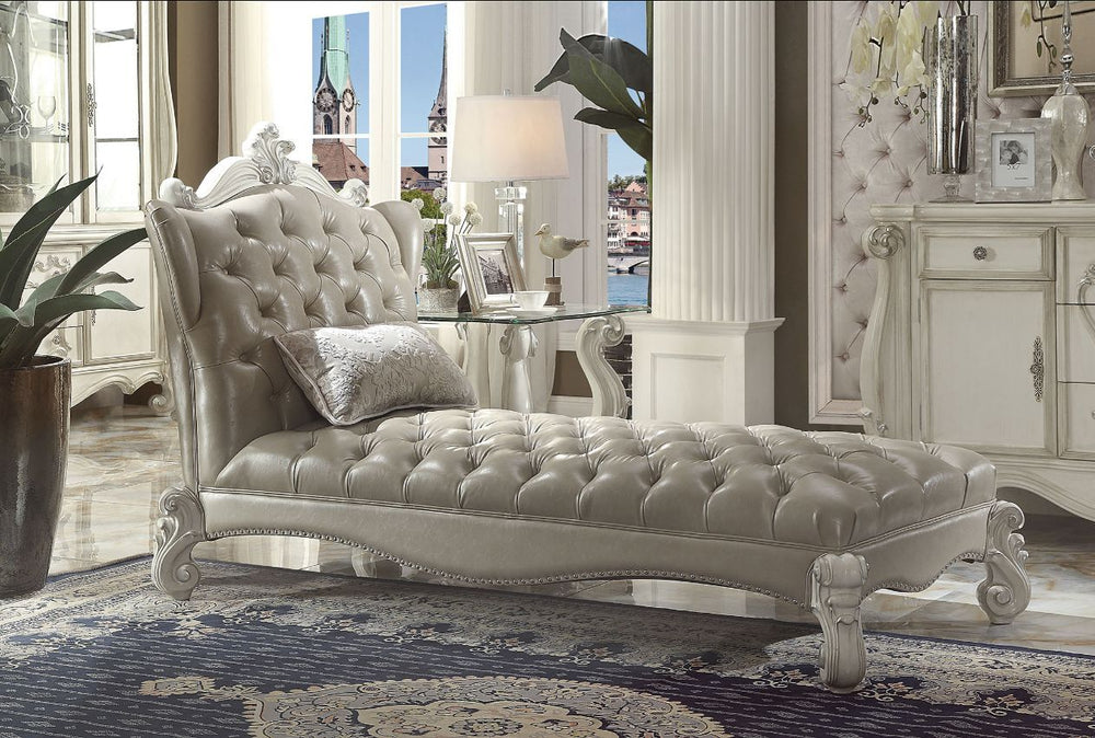 Versailles - Chaise Lounge Bone White